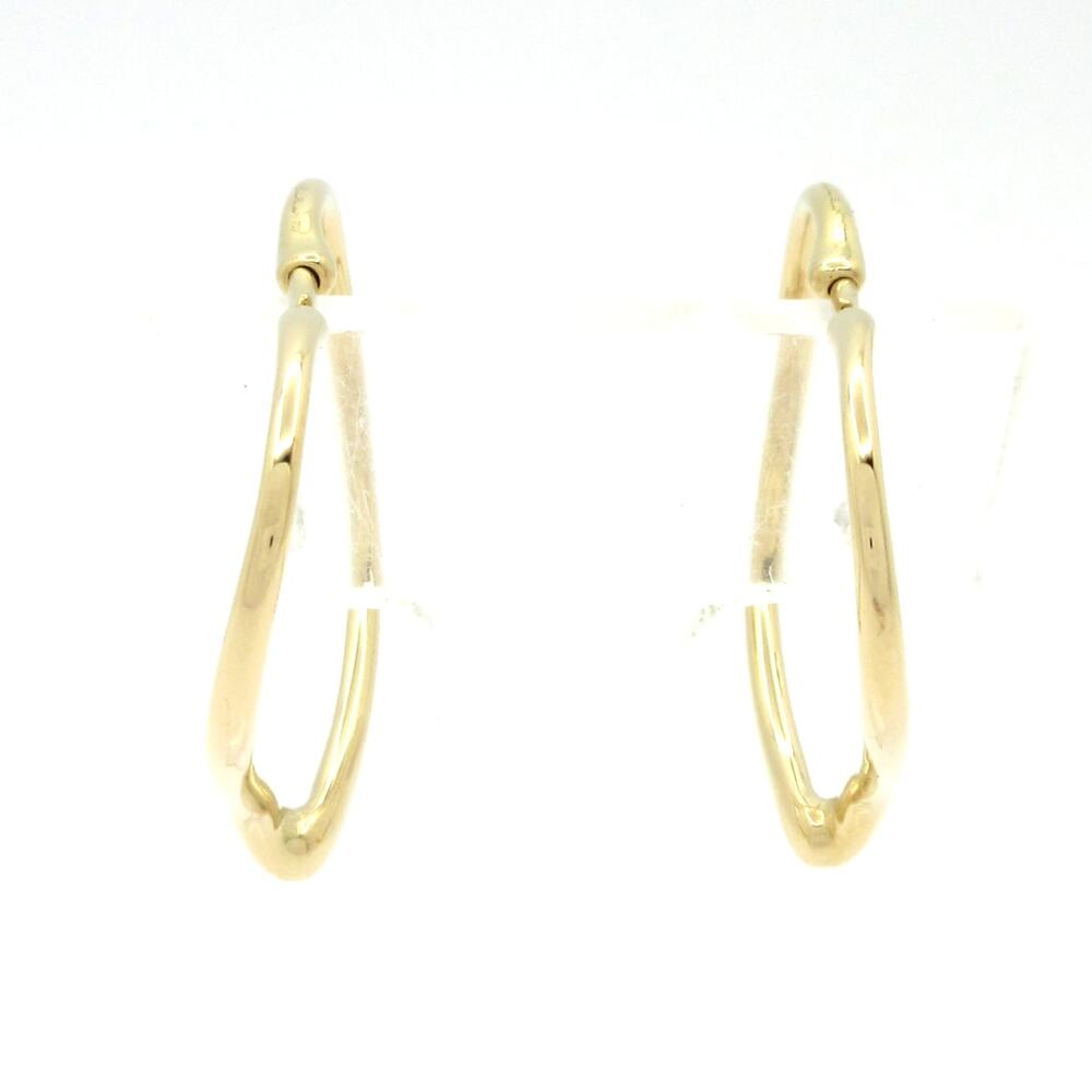 Tiffany & Co. Open Heart Hoop Earrings, Small Earrings